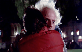 Doc Marty hug