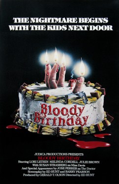 Bloody Birthday poster