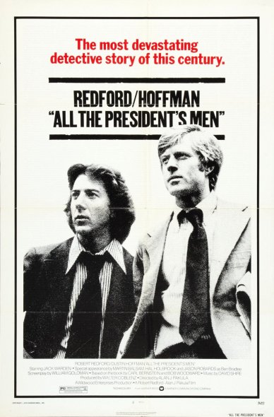 All the Presidents Men poster