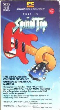 Spinal Tap VHS